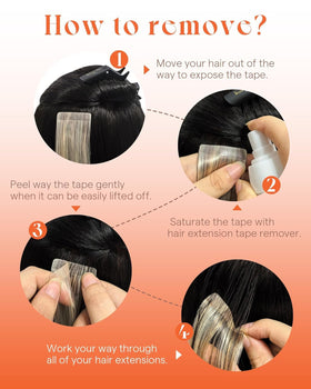 Replacement tape strips for Sunny Hair Extensions