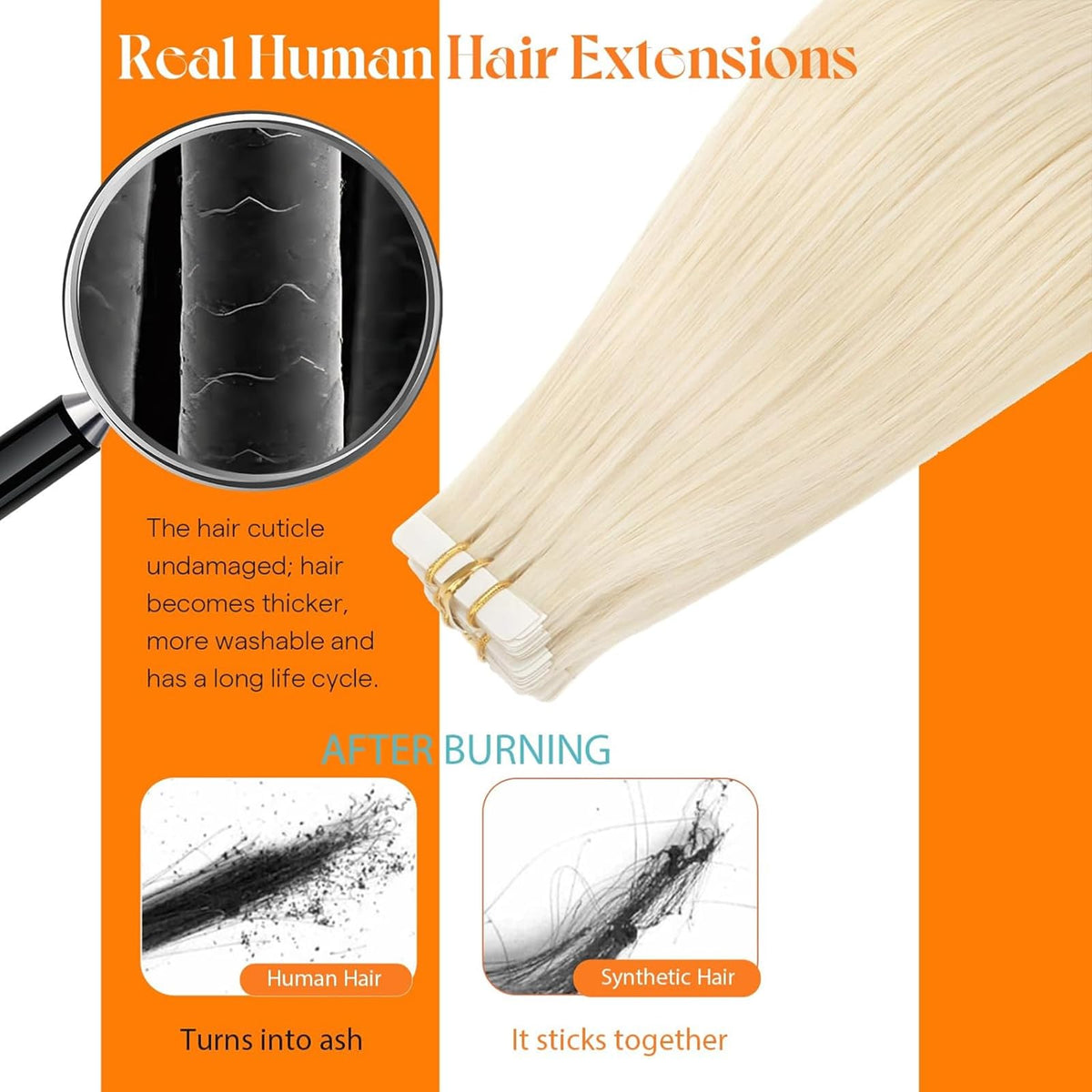 Replacement tapes included with Sunny Hair Tape in Hair Extensions