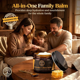 Reroot Organics Manuka Honey Beef Tallow Balm with natural ingredients