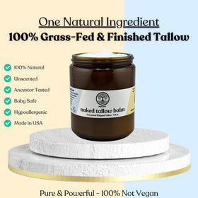 Reroot Organics Naked Tallow Balm packaging