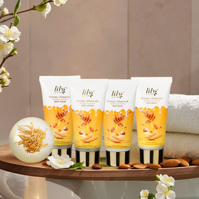 Reusable handwoven basket with LILY ROY Spa Gift Set