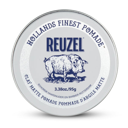 REUZEL Clay Matte Pomade 100g front view