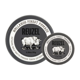REUZEL Extreme Hold Matte Clay 95g front view