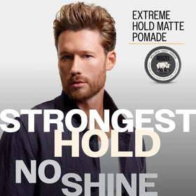 REUZEL Extreme Hold Matte Pomade back view showing ingredients