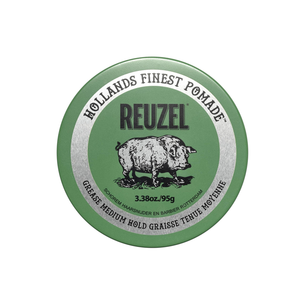 REUZEL Green Grease Pomade 110g front view