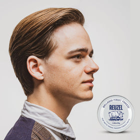 REUZEL Matte Clay Pomade 3.38 oz back view