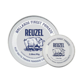 REUZEL Matte Clay Pomade 3.38 oz front view