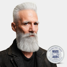 REUZEL Matte Clay Pomade with styling tools