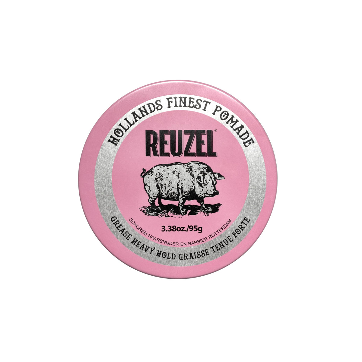 REUZEL Pink Pomade Heavy Hold 110g front view