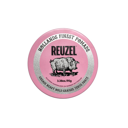 REUZEL Pink Pomade Heavy Hold 110g front view