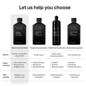Revision Skincare Brightening Face Wash application on hand