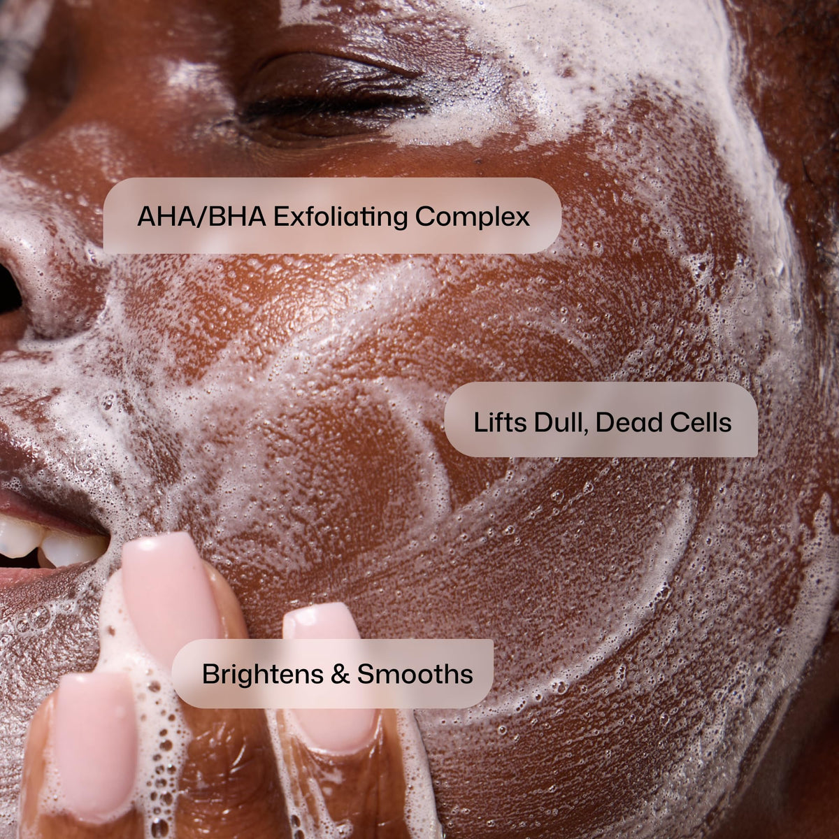 Revision Skincare Brightening Face Wash in a bathroom setting