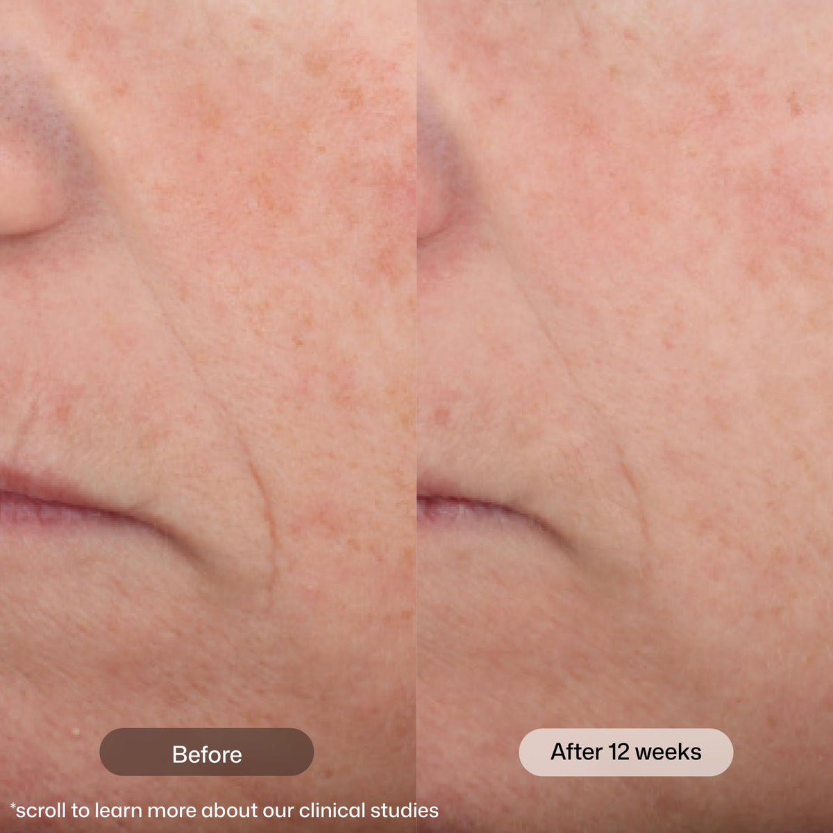 Revision Skincare Intellishade Original SPF 45 tinted moisturizer texture on skin