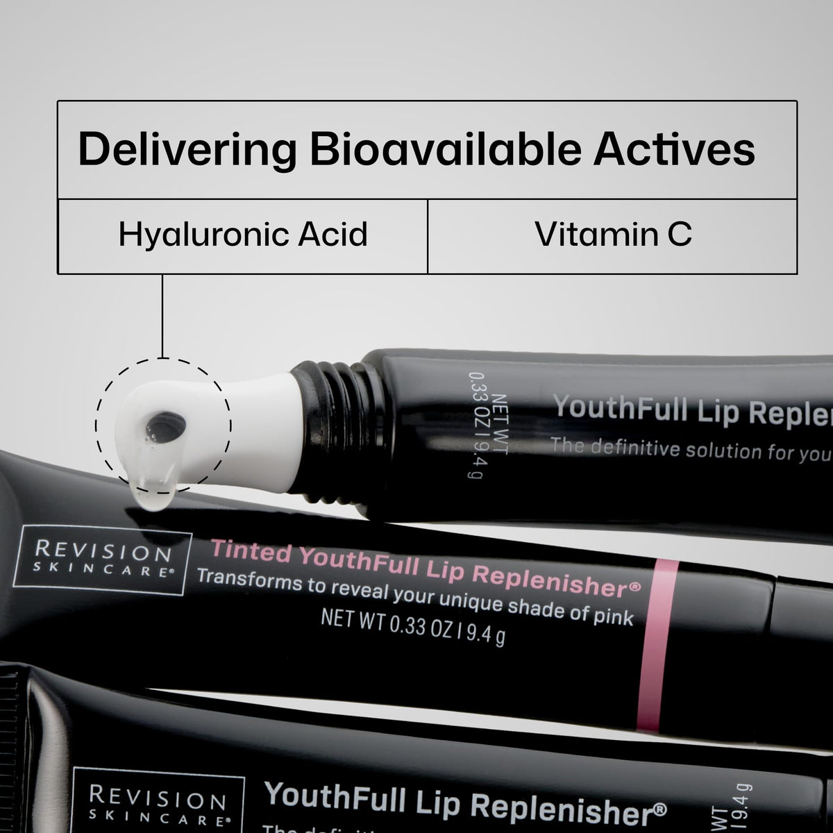 Revision Skincare YouthFull Lip Replenisher on a vanity