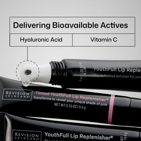 Revision Skincare YouthFull Lip Replenisher on a vanity