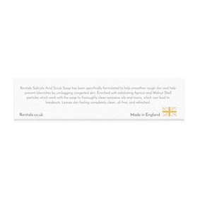 REVITALE Advanced BHA Soap with ingredients listed