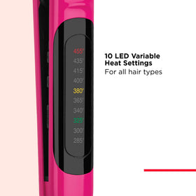REVLON 1-inch flat iron with extra-long plates