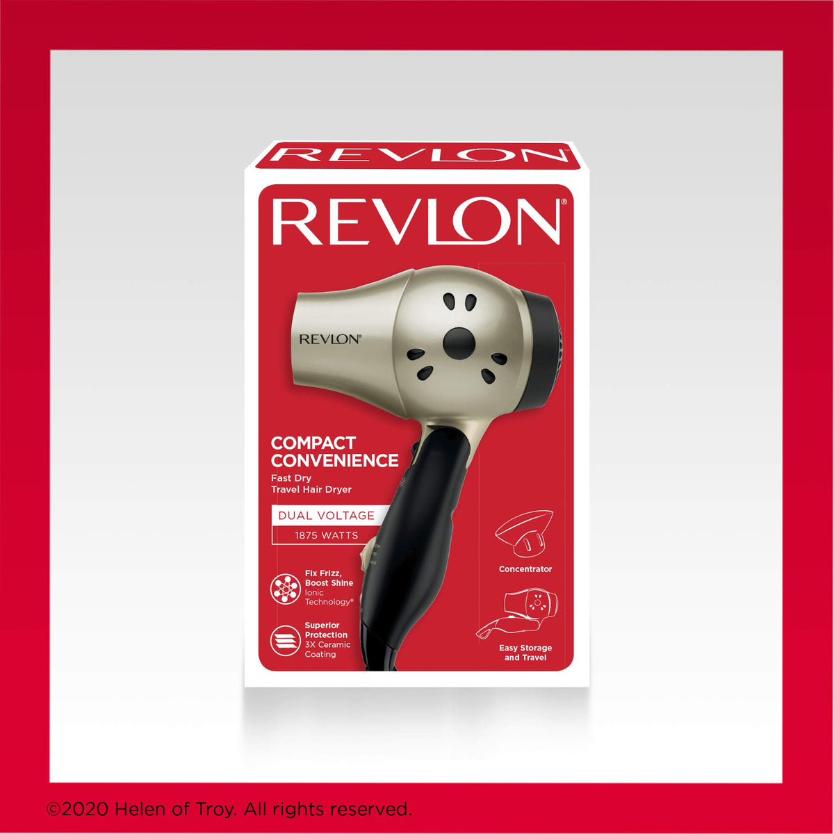 REVLON 1875W Hair Dryer packaging front