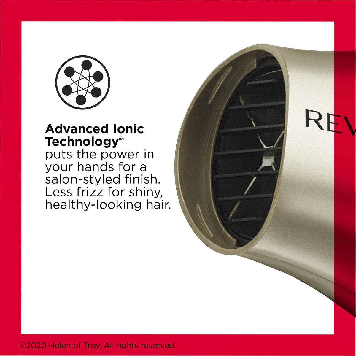 REVLON 1875W Hair Dryer with folding handle and compact design