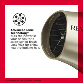 REVLON 1875W Hair Dryer with folding handle and compact design
