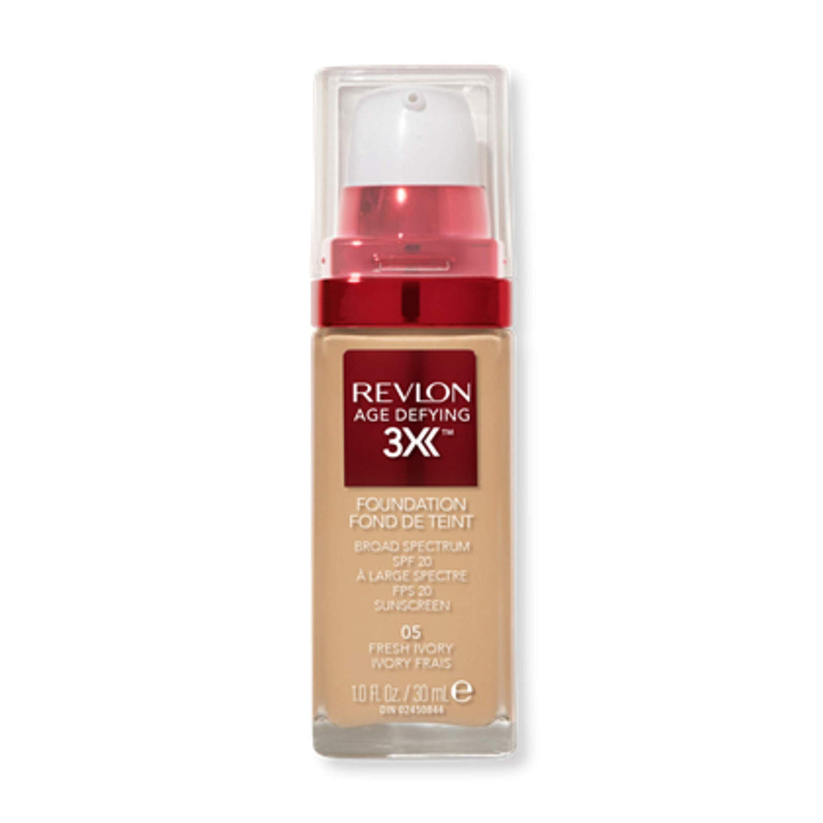 REVLON Age Defying Liquid Foundation 005 Fresh Ivory front view
