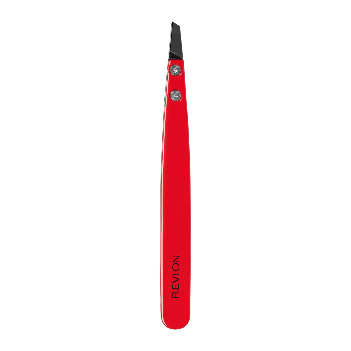 REVLON Ceramic Slant Tip Tweezer showing ceramic tip