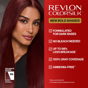 REVLON ColorSilk 21 Intense Indigo hair color application process