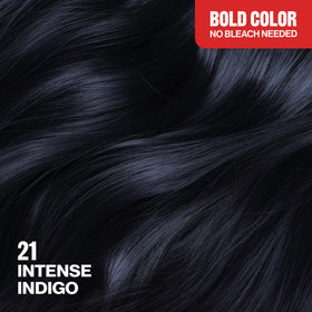 REVLON ColorSilk 21 Intense Indigo hair color side view