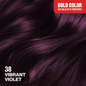 REVLON ColorSilk 38 Vibrant Violet hair color application scene