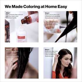 REVLON Colorsilk #51 Light Brown hair colour results on hair