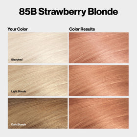 REVLON ColorSilk 85B Strawberry Blonde hair color application process