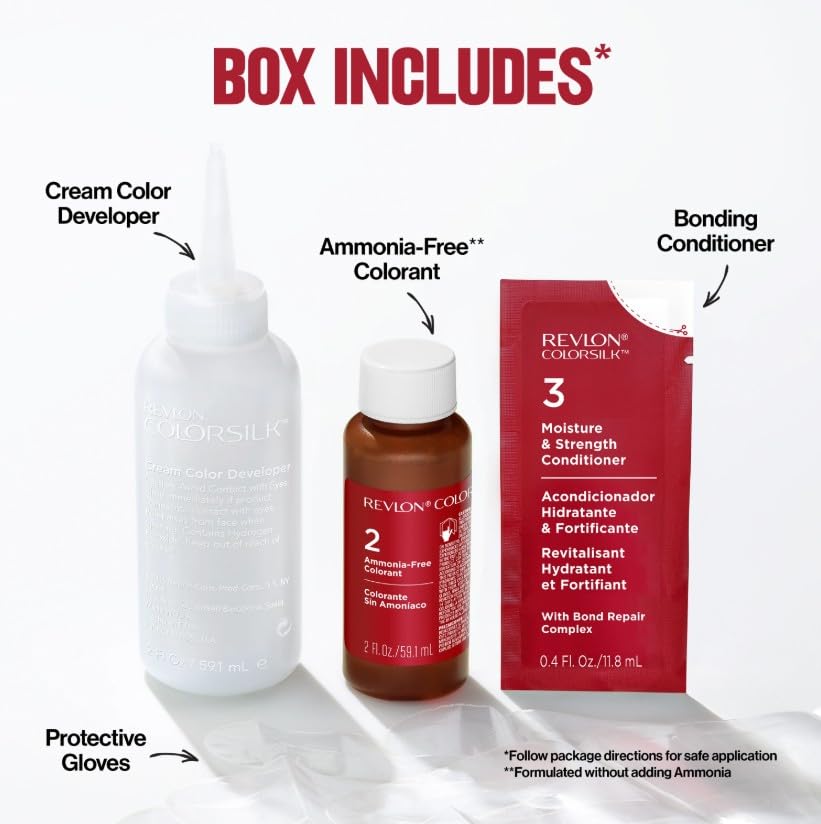 REVLON ColorSilk Beautiful Color 41 Medium Brown application instructions