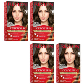 REVLON ColorSilk Beautiful Color 41 Medium Brown hair dye kit front view
