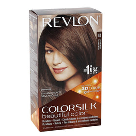 REVLON ColorSilk Beautiful Color 41 Medium Brown packaging front view