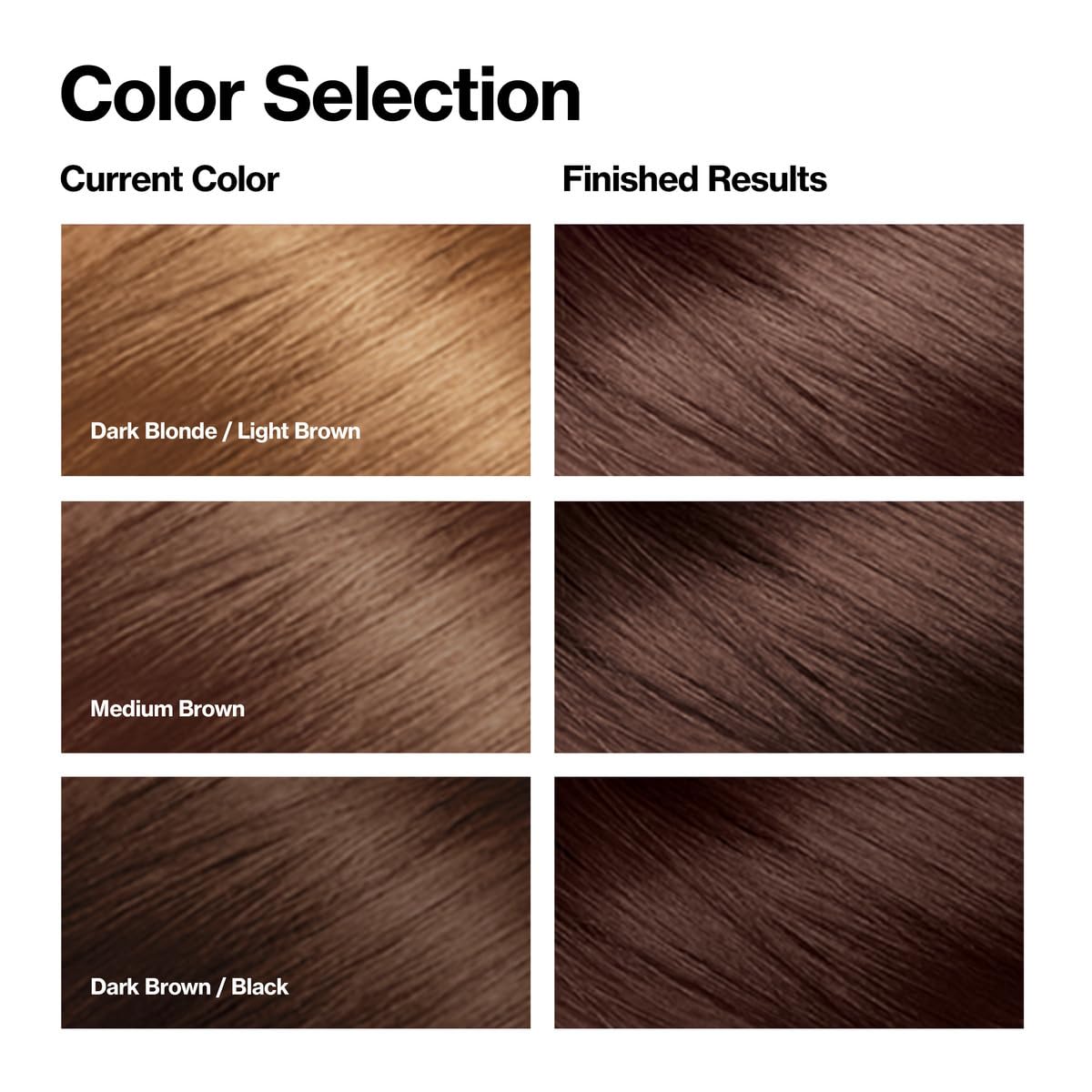 REVLON Colorsilk Beautiful Color Dark Mahogany Brown hair dye application instructions