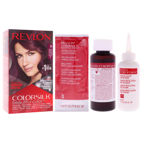 REVLON Colorsilk Beautiful Color Deep Burgundy 34 swatch on hair