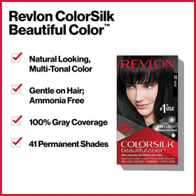REVLON Colorsilk Beautiful Color Medium Golden Chestnut Brown hair colour swatch