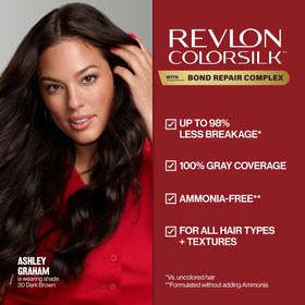 REVLON ColorSilk Bond Repair Hair Color 3-pack display