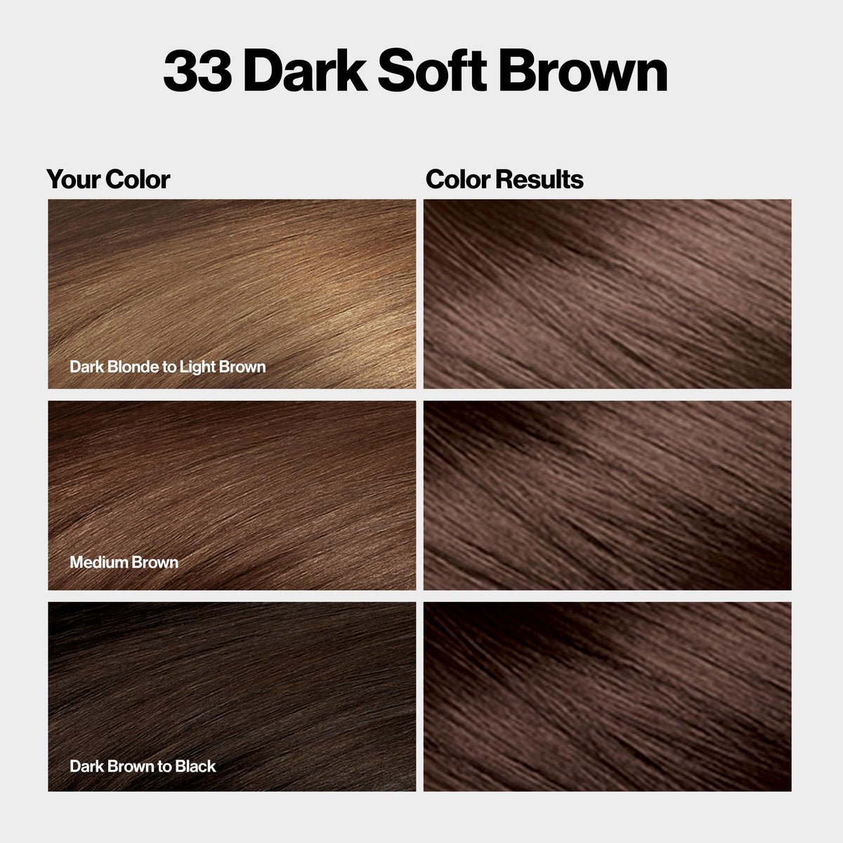 REVLON ColorSilk Dark Soft Brown hair color application process