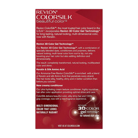 REVLON ColorSilk Hair Color 30 Dark Brown packaging