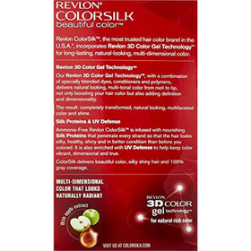 REVLON ColorSilk Hair Color 70 Medium Ash Blonde application scene