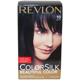 REVLON Colorsilk Haircolor Black front view packaging