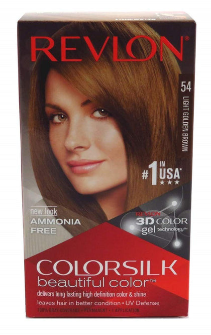 REVLON Colorsilk Haircolor Light Golden Brown front view