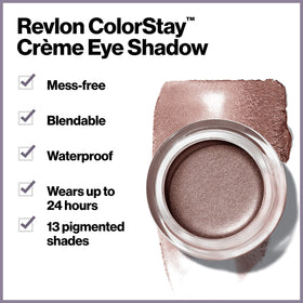 REVLON ColorStay Crème Eye Shadow Green Pistachio in use on model
