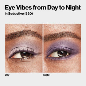 REVLON ColorStay Day to Night Eyeshadow Quad on a makeup table