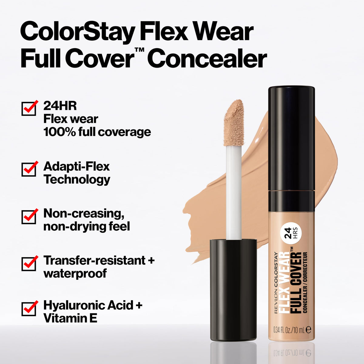 REVLON ColorStay Flex Wear Full Cover Concealer packaging