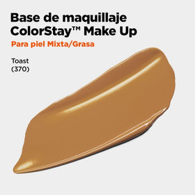 REVLON Colorstay Foundation in Toast, application on skin