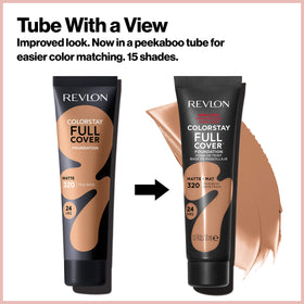 REVLON ColorStay Full Cover Foundation shade range display