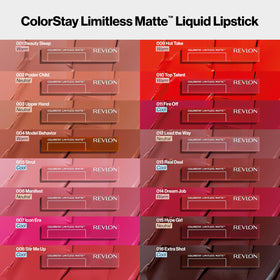 REVLON ColorStay Limitless Matte Lipstick 004 Model Behavior texture