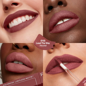 REVLON ColorStay Limitless Matte Lipstick 012 Lead The Way applicator close-up